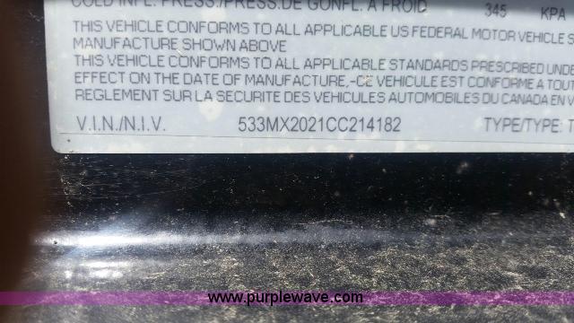 image for item AJ9377 2012 H&H Speed Loader MX tilt deck trailer