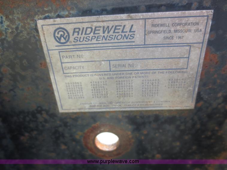 image for item AZ9193 Ridewell drop axle