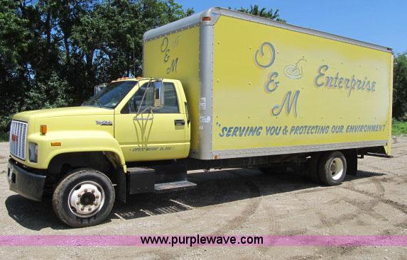 image for item F4940 1992 GMC TopKick box truck