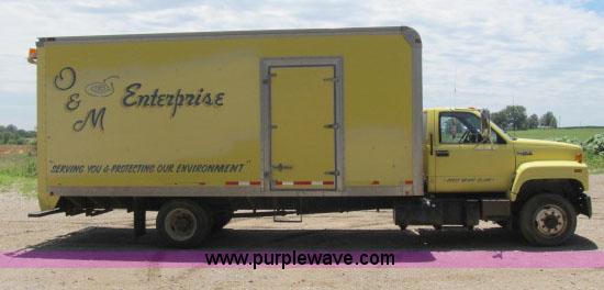 image for item F4940 1992 GMC TopKick box truck