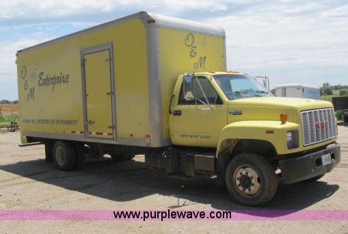image for item F4940 1992 GMC TopKick box truck