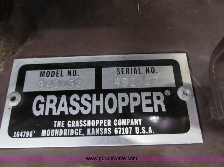 image for item G9958 2003 Grasshopper 720K riding lawn mower