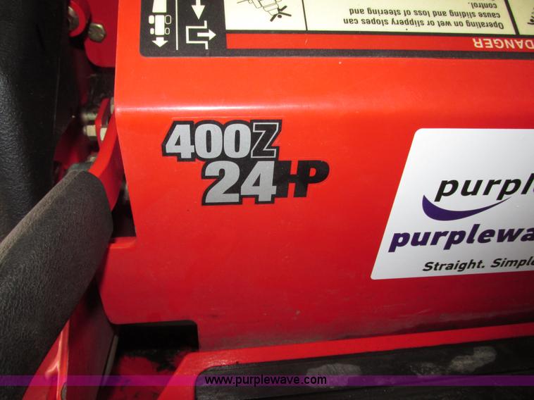 image for item G9963 Snapper 400ZB 2450 ZTR riding lawn mower