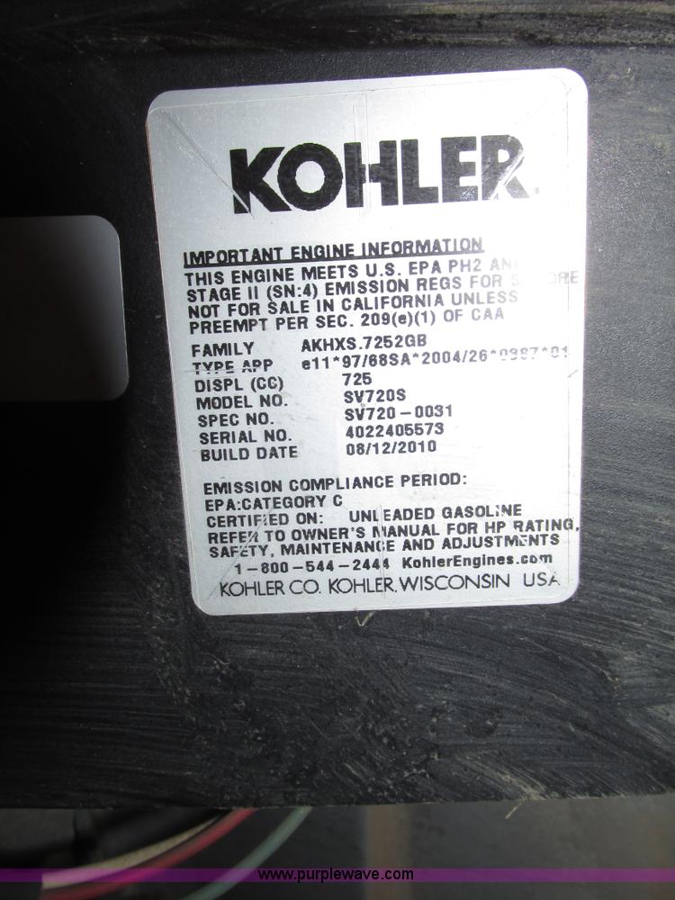 image for item G9966 2011 Massey Ferguson 2523 lawn tractor