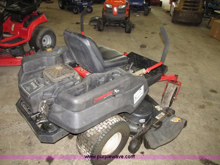 image for item G9971 Troy-Bilt ZTRXP50 Mustang ZTR riding lawn mower
