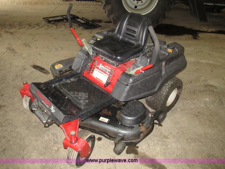 image for item G9971 Troy-Bilt ZTRXP50 Mustang ZTR riding lawn mower
