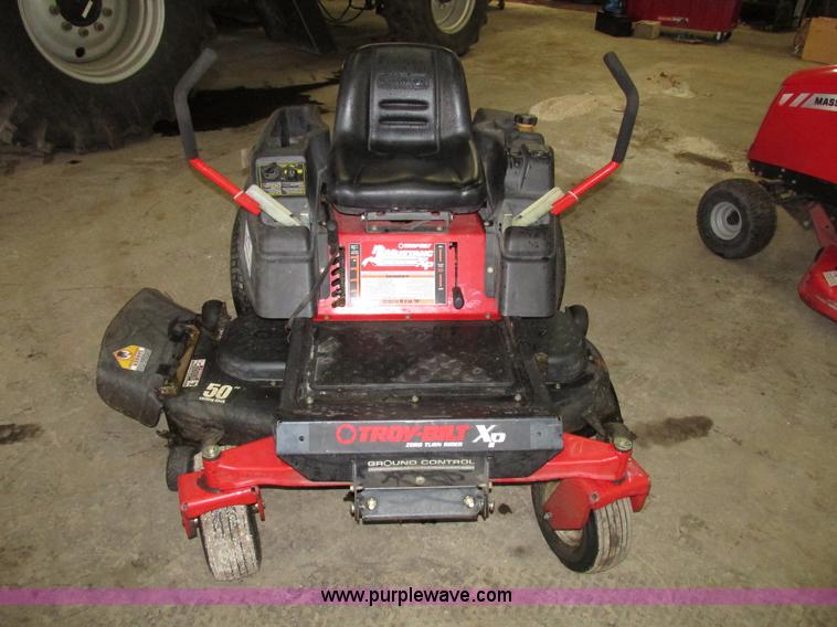 image for item G9971 Troy-Bilt ZTRXP50 Mustang ZTR riding lawn mower