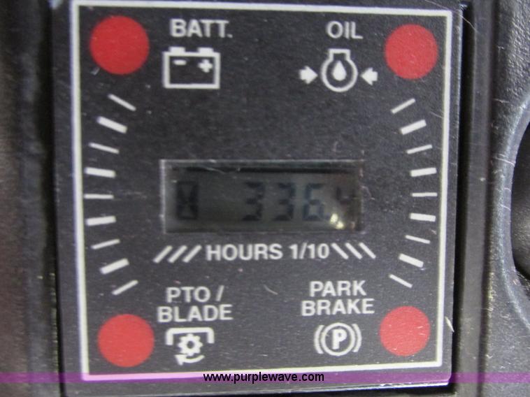 image for item G9971 Troy-Bilt ZTRXP50 Mustang ZTR riding lawn mower