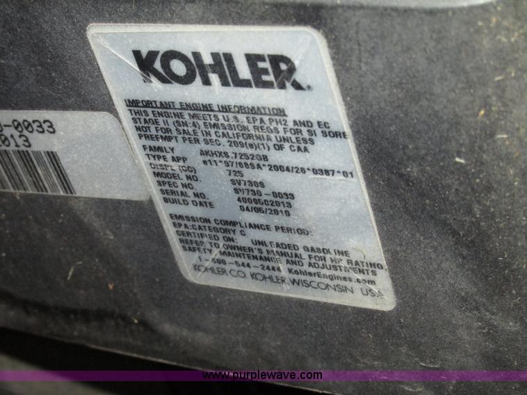 image for item G9971 Troy-Bilt ZTRXP50 Mustang ZTR riding lawn mower