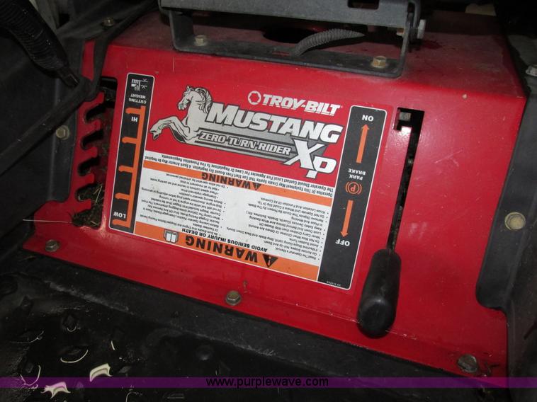 image for item G9971 Troy-Bilt ZTRXP50 Mustang ZTR riding lawn mower