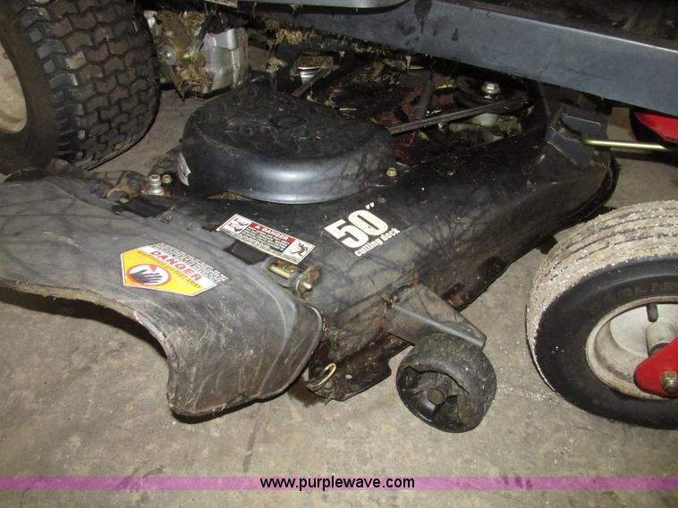 image for item G9971 Troy-Bilt ZTRXP50 Mustang ZTR riding lawn mower