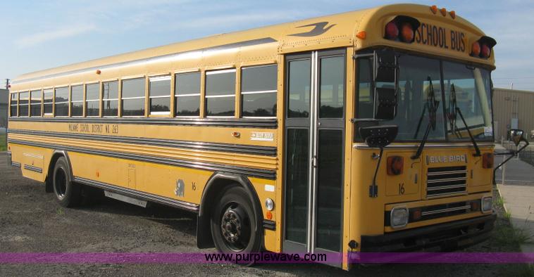image for item H5265 1998 Blue Bird  TC2000 school bus