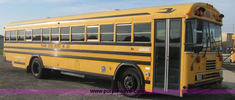 image for item H5265 1998 Blue Bird  TC2000 school bus
