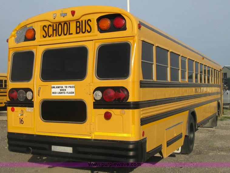 image for item H5265 1998 Blue Bird  TC2000 school bus
