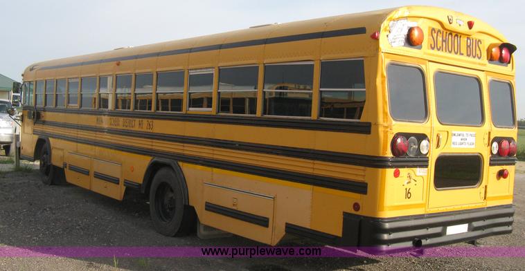 image for item H5265 1998 Blue Bird  TC2000 school bus