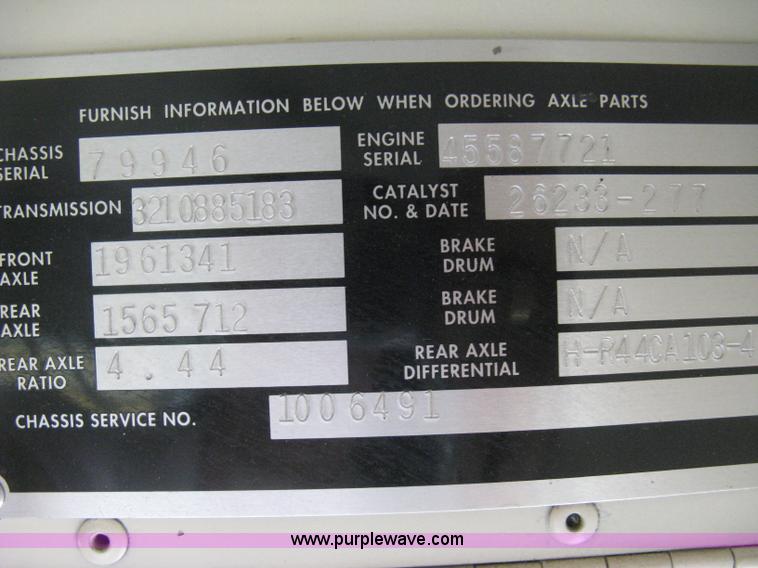 image for item H5265 1998 Blue Bird  TC2000 school bus