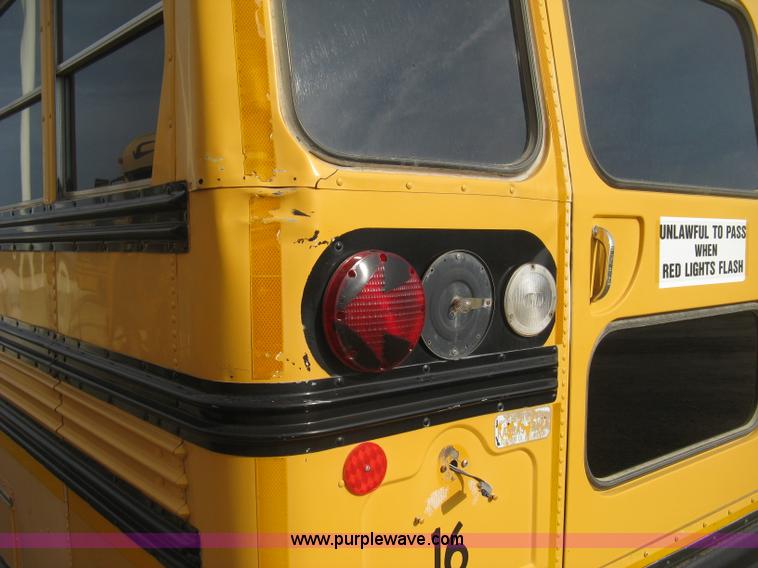 image for item H5265 1998 Blue Bird  TC2000 school bus