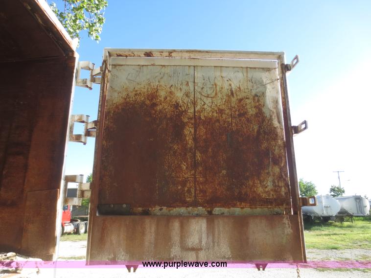 image for item I2219 1993 Clement SPCC-40-75 Refuse Blade waste transfer trailer