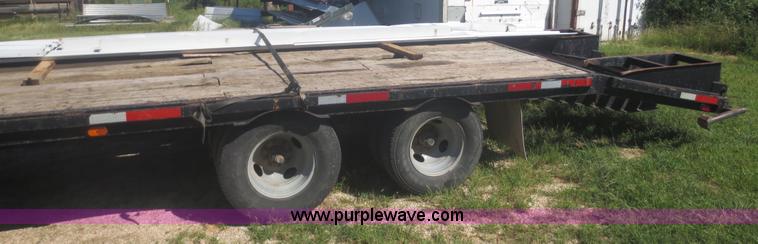 image for item I2224 1996 shop built gooseneck trailer