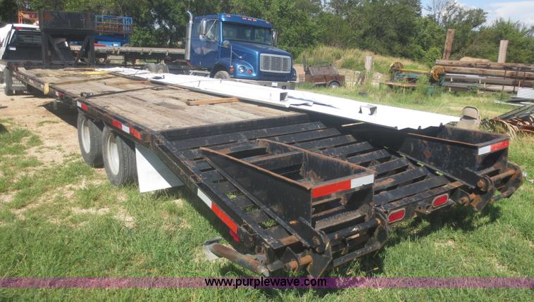 image for item I2224 1996 shop built gooseneck trailer