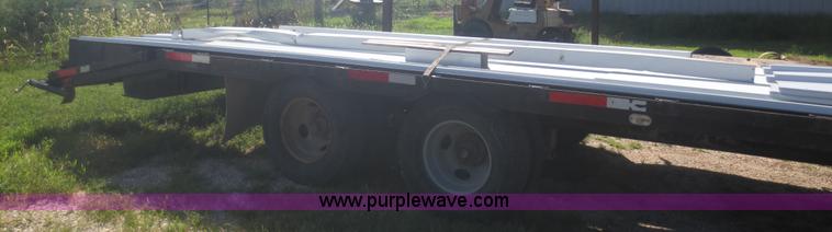 image for item I2224 1996 shop built gooseneck trailer