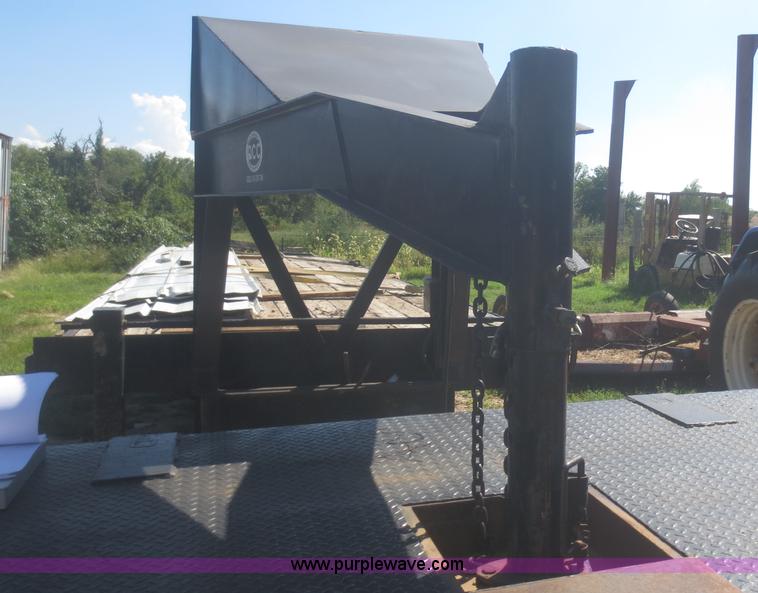 image for item I2224 1996 shop built gooseneck trailer