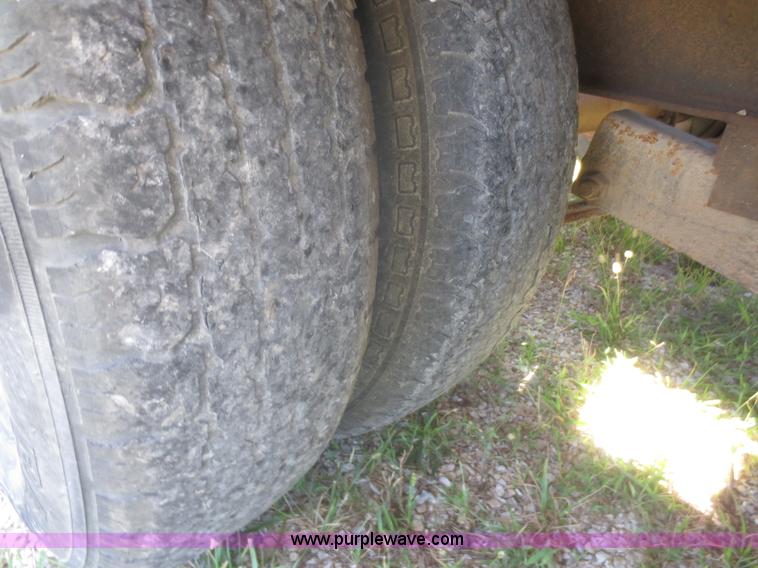 image for item I2224 1996 shop built gooseneck trailer