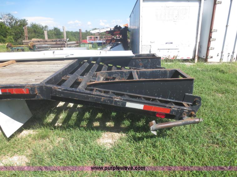 image for item I2224 1996 shop built gooseneck trailer