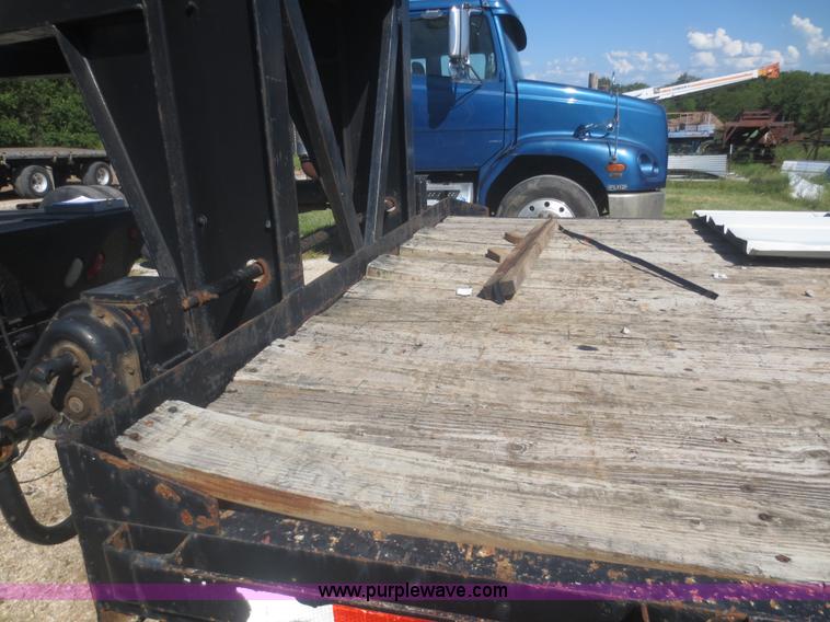 image for item I2224 1996 shop built gooseneck trailer