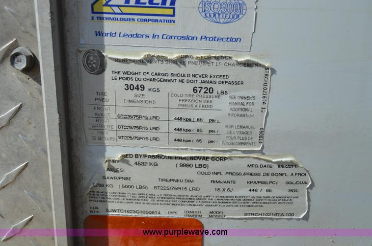 image for item I2988 2012 Sure Trac enclosed trailer