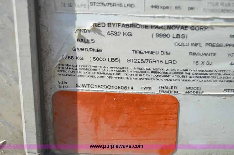 image for item I2988 2012 Sure Trac enclosed trailer