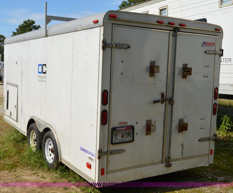 image for item I2989 2005 Pace American enclosed trailer