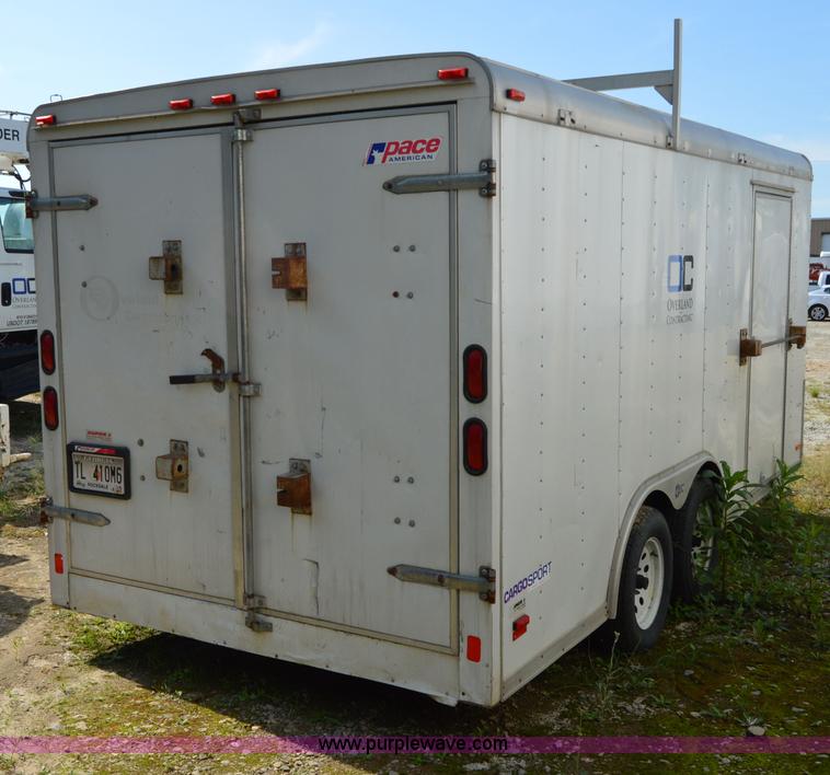 image for item I2989 2005 Pace American enclosed trailer