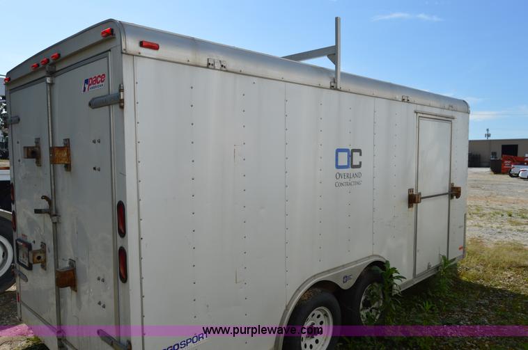 image for item I2989 2005 Pace American enclosed trailer