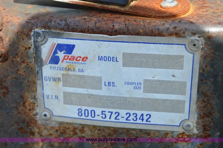image for item I2989 2005 Pace American enclosed trailer