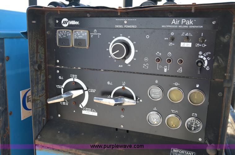 image for item I2990 Miller Air Pak Multiprocess welding generator
