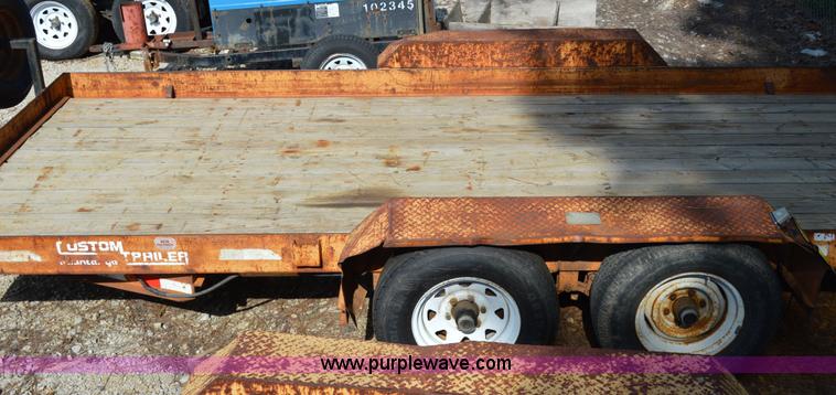 image for item I2991 1997 Load Trail 5T162CEDBTW equipment trailer