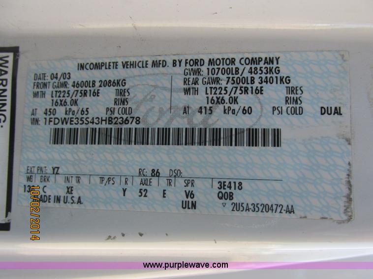 image for item J2455 2007 Chevrolet Uplander cargo van