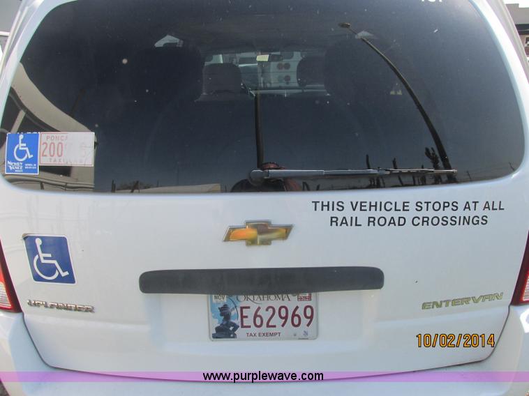 image for item J2459 2007 Chevrolet Uplander cargo van