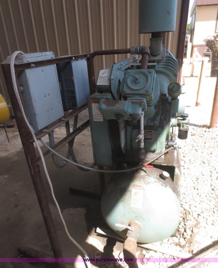 image for item O9519 1991 Gardner Denver Tough Breed air compressor