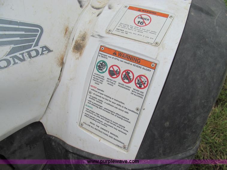 image for item Z9712 2008 Honda TRX500FE ATV