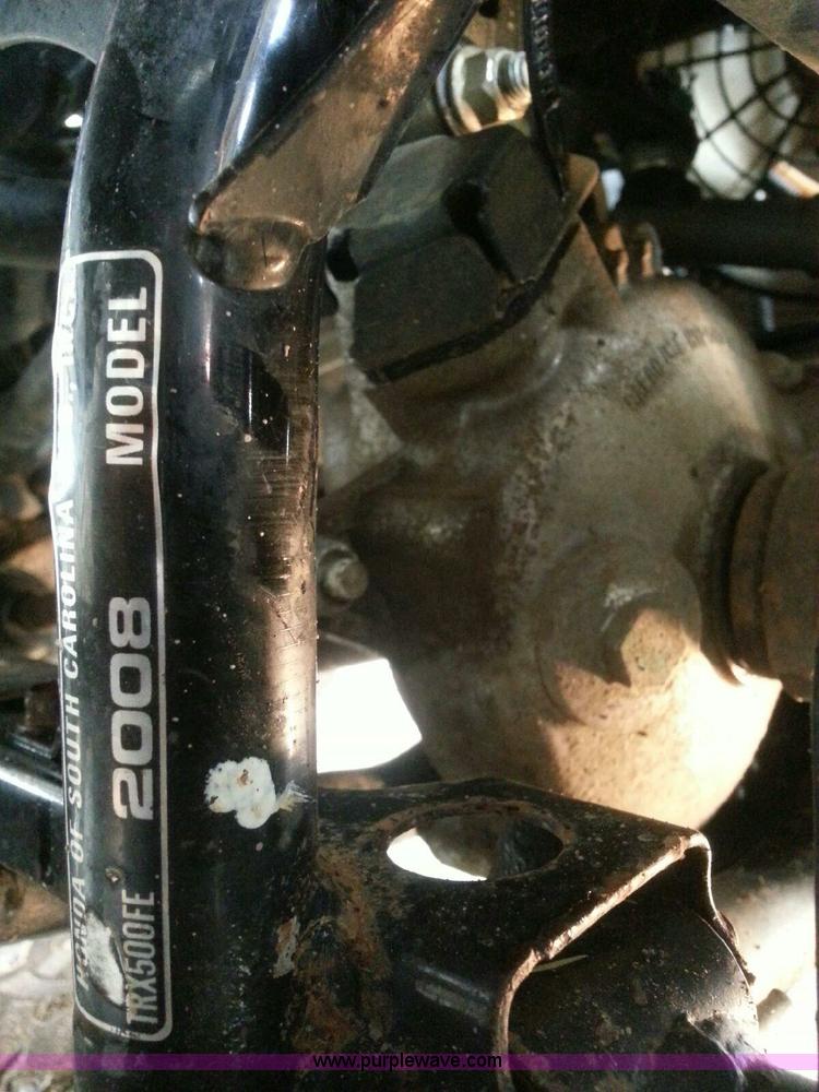 image for item Z9712 2008 Honda TRX500FE ATV