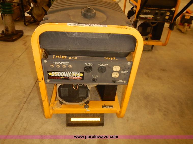 image for item BA9501 Generac 5500 generator