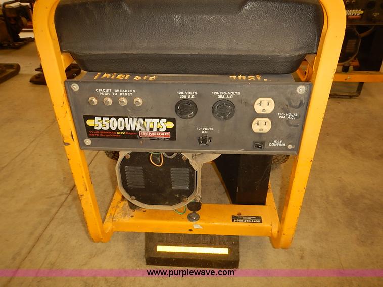 image for item BA9501 Generac 5500 generator