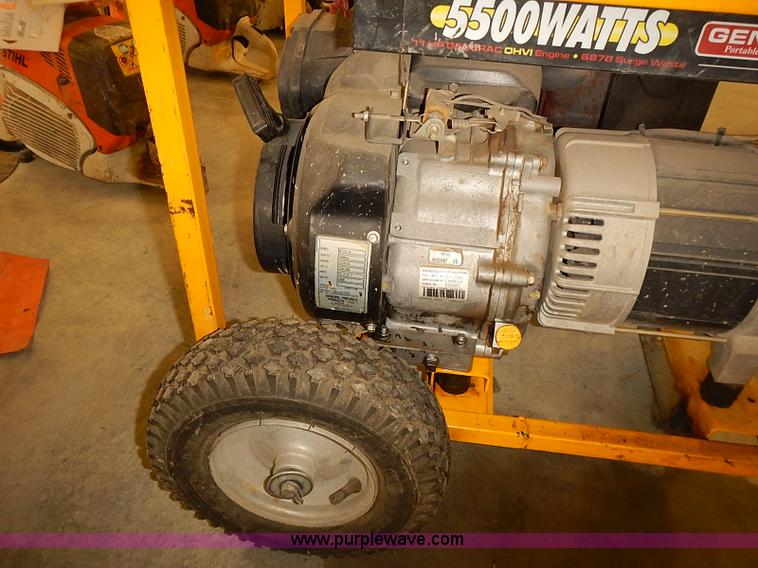 image for item BA9502 Generac 5500 generator