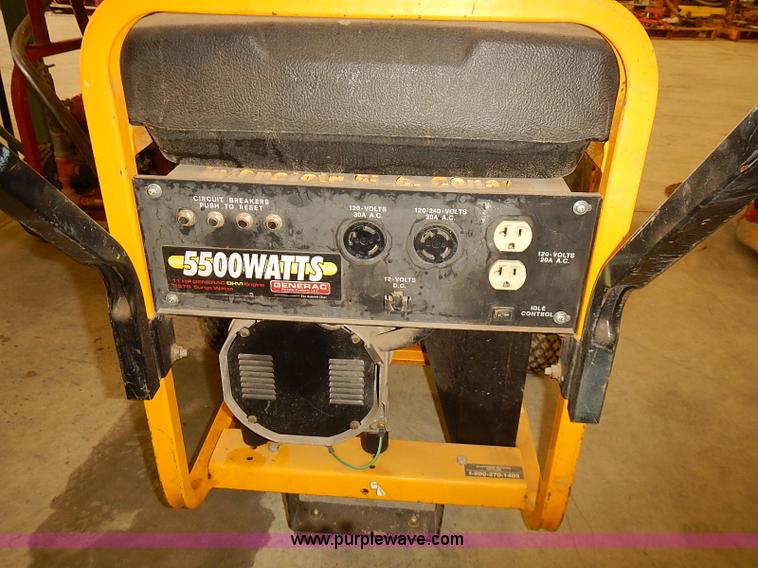 image for item BA9502 Generac 5500 generator