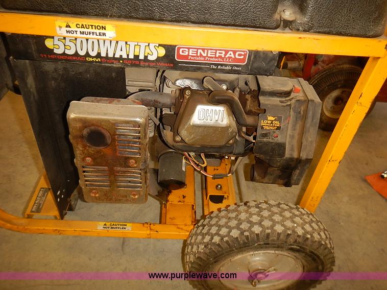 image for item BA9502 Generac 5500 generator
