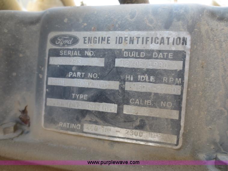 image for item D2137 1991 Ford LT8000 dump truck