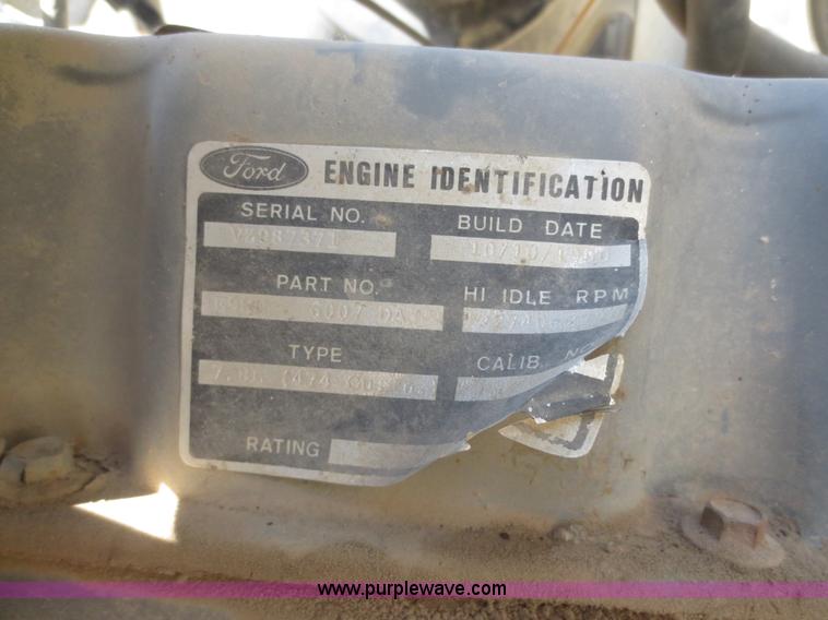 image for item D2138 1991 Ford LNT8000 dump truck