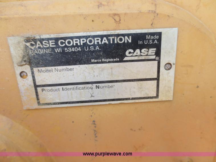image for item F8295 1999 Case 580L Series 2 backhoe